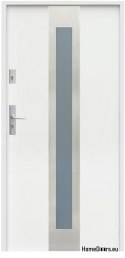 PORTA ESTERNA SU MISURA W11 80/90 BIANCO ANTRACITE