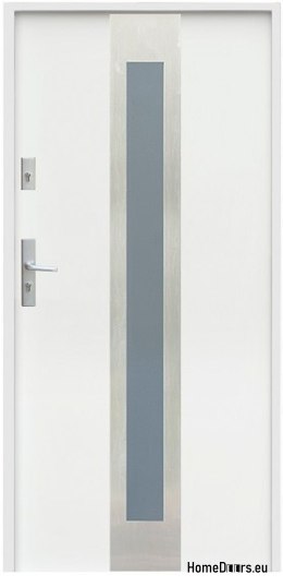 PORTA ESTERNA SU MISURA W11 80/90 BIANCO ANTRACITE