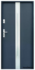 PORTE ESTERNE A MISURA W18 80/90 BIANCO ANTRACITE, SCHIUMA