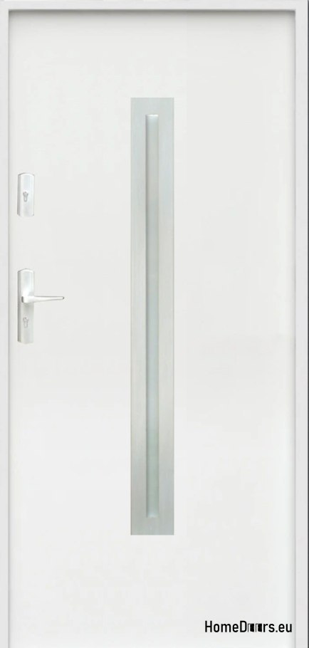 PORTE ESTERNE SU MISURA W23 BIANCO ANTRACITE, SCHIUMA