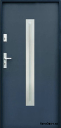 PORTE ESTERNE SU MISURA W23 BIANCO ANTRACITE, SCHIUMA