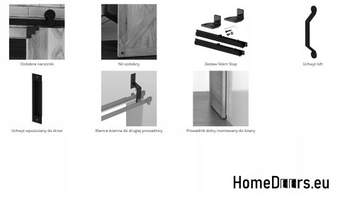 Sistema di porte scorrevoli TEMIDA Loft prodotto PL Sistema di porte scorrevoli TEMIDA Loft prodotto PL