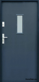 PORTE ESTERNE A MISURA BIANCO, SCHIUMA ANTRACITE