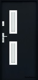 PORTE ESTERNE SU MISURA W17 80 P NERO, SCHIUMA
