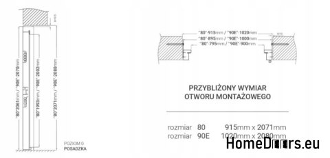 PORTA D'INGRESSO 56mm LAK FULL SMOOTH 80 PORTA D'INGRESSO 56mm LAK FULL SMOOTH 80