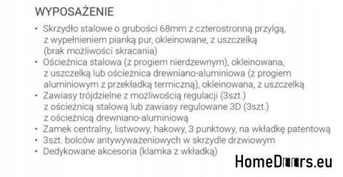 PORTE ESTERNE 68MM RISPARMIO ENERGETICO STRATUS TOPAZ CR PORTE ESTERNE 68MM RISPARMIO ENERGETICO STRATUS TOPAZ CR