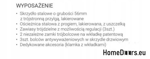 PORTE ESTERNE POLACCHE 55mm LAK Bulaj 80, 90.100 PORTE ESTERNE POLACCHE 55mm LAK Bulaj 80, 90.100