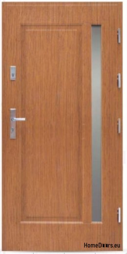 Porte esterne in legno di pino 74 mm WIKTOR