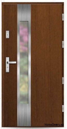 Porte esterne in legno di pino caldo 74 mm EMIR