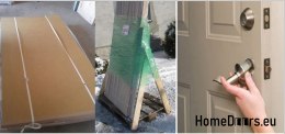 PORTE IN LEGNO DI PINO GREZZO RADEX ROMA PN 80