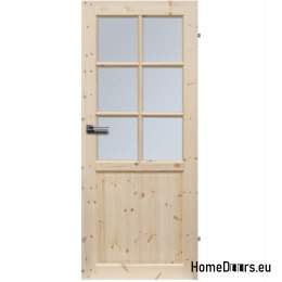 PORTA INTERNA NORMANDIA PINE ROOM 70 VETRO
