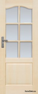 PORTE INTERNE TRIPLETTA LEGNO PINO CAMERA 60