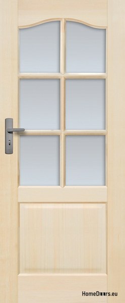 PORTE INTERNE TRIPLETTA LEGNO PINO CAMERA 80