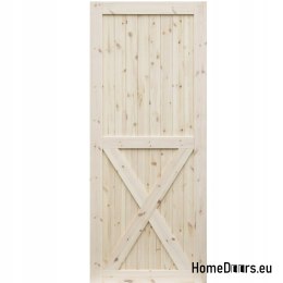 PORTE IN LEGNO PINO POLACCO RADEX LOFT X 70