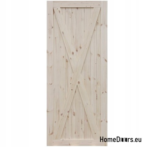 PORTE IN LEGNO GREZZO POLACCO RADEX LOFT XI 80