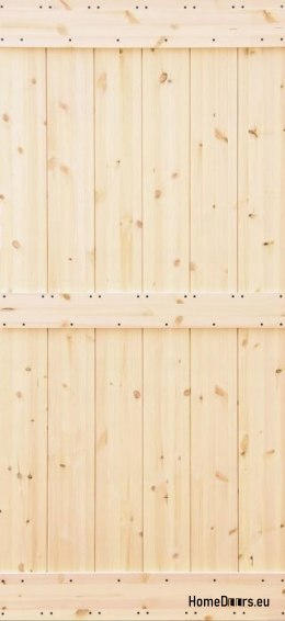 PORTA SCORREVOLE IN LEGNO PINO LOFT RUSTIC E 70
