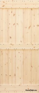 PORTE SCORREVOLI IN LEGNO DI PINO LOFT RUSTIC E 90