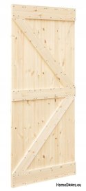 PORTE SCORREVOLI IN LEGNO DI PINO LOFT RUSTIC K 70