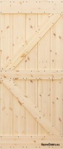 PORTE SCORREVOLI IN LEGNO DI PINO LOFT RUSTIC K 90