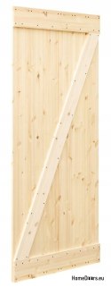 PORTA SCORREVOLE IN LEGNO PINO SOPPALCO RUSTIC Z 70