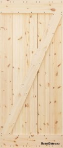 PORTA SCORREVOLE IN LEGNO PINO LOFT RUSTIC Z 90