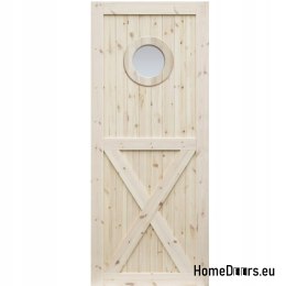 PORTE ANNODATE IN LEGNO DI PINO RADEX LOFT OX 70