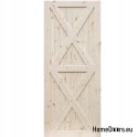 PORTE IN LEGNO DI PINO GREZZO RADEX LOFT XX 60