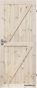 PORTE IN LEGNO DI PINO GREZZO RADEX LOFT ZZ 60