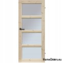PORTA VETRATA IN LEGNO 4SHOOT RADEX LISBON 4S 90