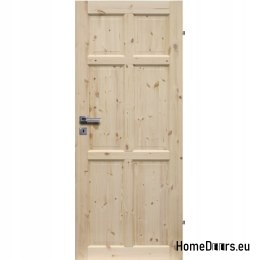 PORTE IN LEGNO PIENO IN PINO RADEX BERGEN PN 90