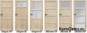 PORTE COMPLETAMENTE ANNODATE IN PINO RADEX LISBON PN 60