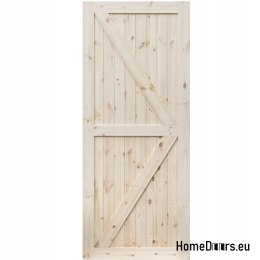 PORTE ANNODATE IN PINO GREZZO RADEX LOFT II 60