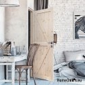 PORTE ANNODATE IN PINO GREZZO RADEX LOFT II 60