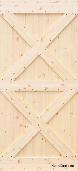 PORTE SCORREVOLI IN PINO LOFT RUSTICO XX 90
