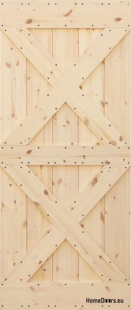 PORTE SCORREVOLI IN PINO LOFT RUSTICO XX 90