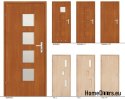 Porta interna con vetro per camera TRE 80