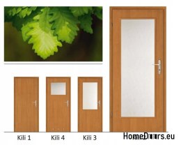 Porta alla stanza dell'ufficio liscia piena KILI 1 80