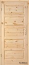 Porta in legno nodo grezzo MANHATTAN 60/70/80/90