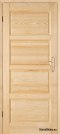Camera porte in pino MANHATTAN WOOD 60/70/80/90
