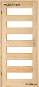 Porta bagno in legno pino MODENA 60/70/80/90