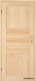 Porte interne completamente in legno di pino ZEBRA 60/70/80/90
