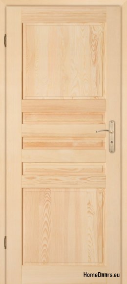 Porte interne completamente in legno di pino ZEBRA 60/70/80/90