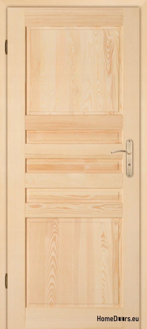 Porte interne completamente in legno di pino ZEBRA 60/70/80/90