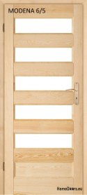 Porta camera in legno pino MODENA 60/70/80/90