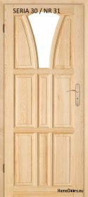 Porte in pino nodoso SERIE 30 n. 31 60/70/80/90