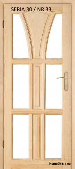 Porte in pino senza nodi SERIE 30 n. 33 60/70/80/90