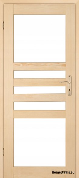 Porta camera in legno pino ZEBRA 60/70/80/90