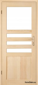 Porta camera in legno pino ZEBRA 60/70/80/90