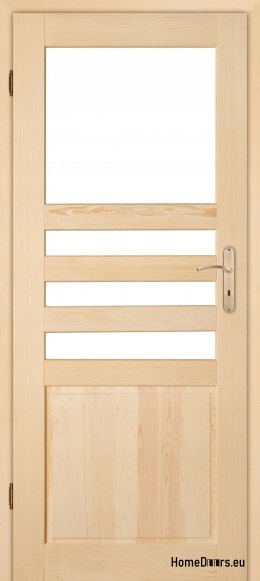 Porta camera in legno pino ZEBRA 60/70/80/90