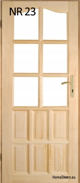 Porte interne in legno di pino n. 23 60/70/80/90